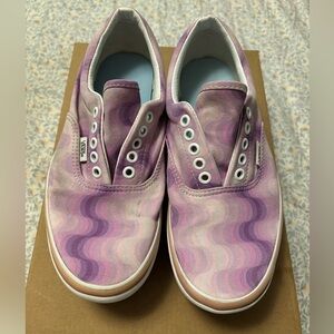 Vans Lavender/Pink Wave Platform Sneaker Size 8